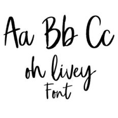 oh livey font