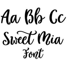 sweet mia font