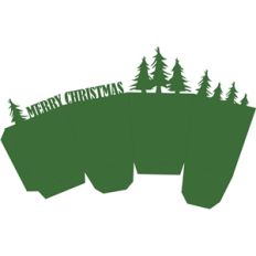 merry christmas trees box