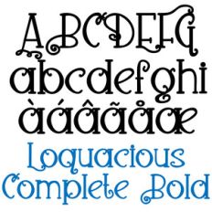 pn loquacious complete bold