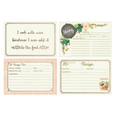 4x6 recipe card