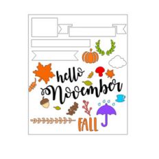 hello november fall stencil