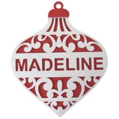 christmas ornament year tag