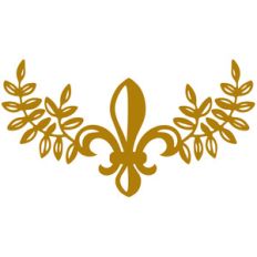 fleur de lis laurel