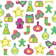 holiday pattern large scale