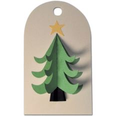 christmas tree tag 3d