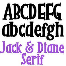 zp jack and diane serif
