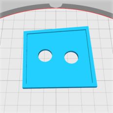 funky square button