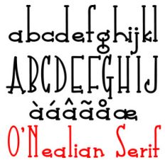 zp o'nealian serif