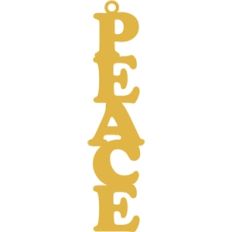 peace word tag