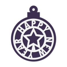 new year decor / tag - star