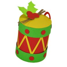 christmas drum ornament box