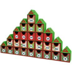 advent tree - boxes with gift drawers