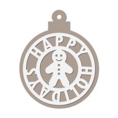 christmas ornament/ tag - gingerbread