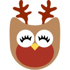 owl reindeer christmas