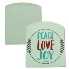 peace love joy envelope bag
