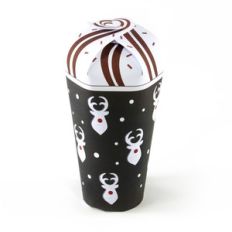rudolph reindeer hot chocolate cup
