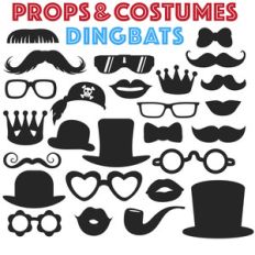 sg props and costumes dingbats font