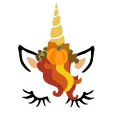 thanksgiving unicorn face