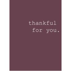 thankful card