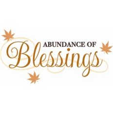 abundance of blessings