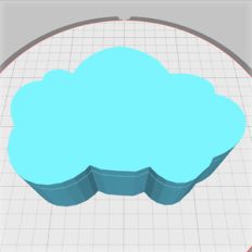 cloud box with blank lid