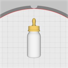 baby bottle embellishment