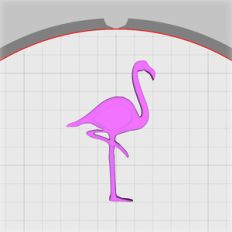 flamingo wall hanging