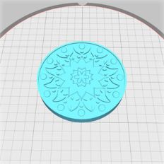 patterned lid for round box