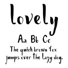 cg lovely font
