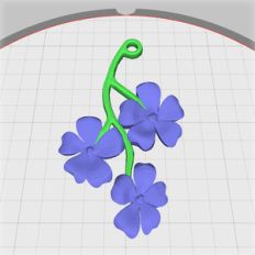 forget-me-not pendant