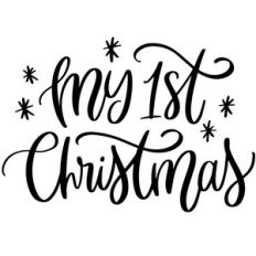 my 1st christmas phrase