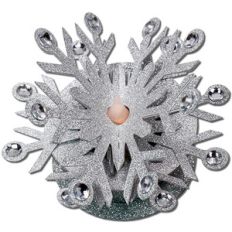 snowflake tea light