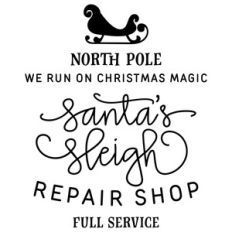 santa's sleigh repair shop phrase