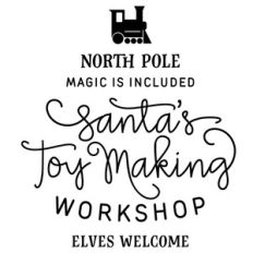 santa's toy making workshop phrase