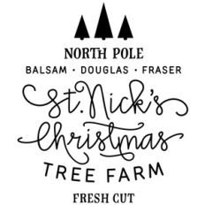st. nick's christmas tree phrase