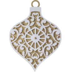 christmas flourish ornament