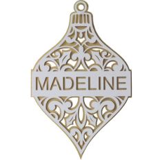 christmas ornament tag
