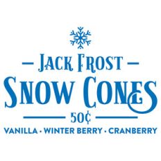 jack frost snow cones
