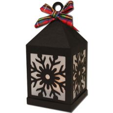 snowflake hanging tea light lantern