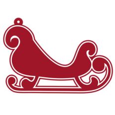 layered sleigh tag
