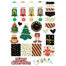 christmas gumball planner stickers