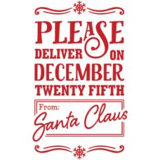 santa sack please deliver