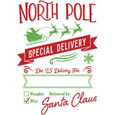 santa sack north pole special delivery