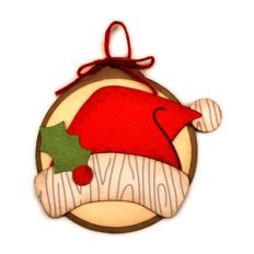 santa hat ornament for tree