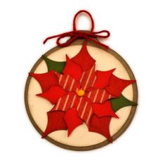 poinsettia flower ornament for tree