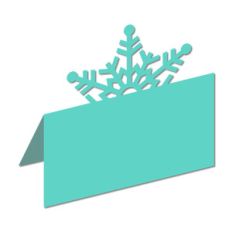 snowflake place card