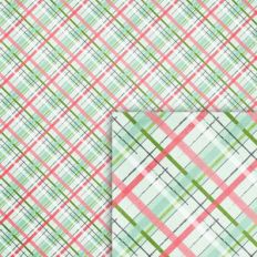 winter plaid background paper