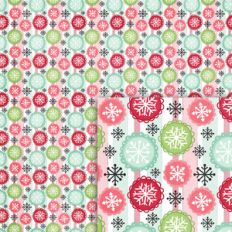 winter snowflakes background paper