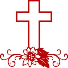 cross poinsettia